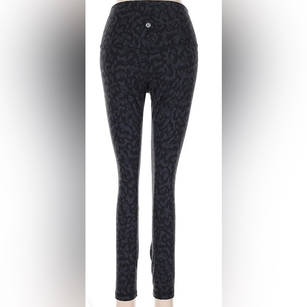 Lululemon Athletica Align Black Leopard  Leggings